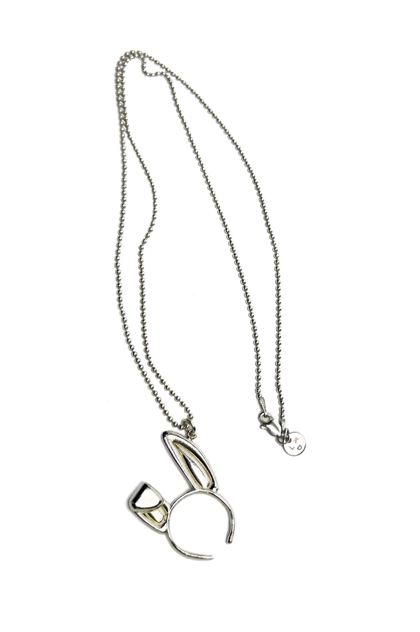 BUNNY COSTUME PENDANT NECKLACE
