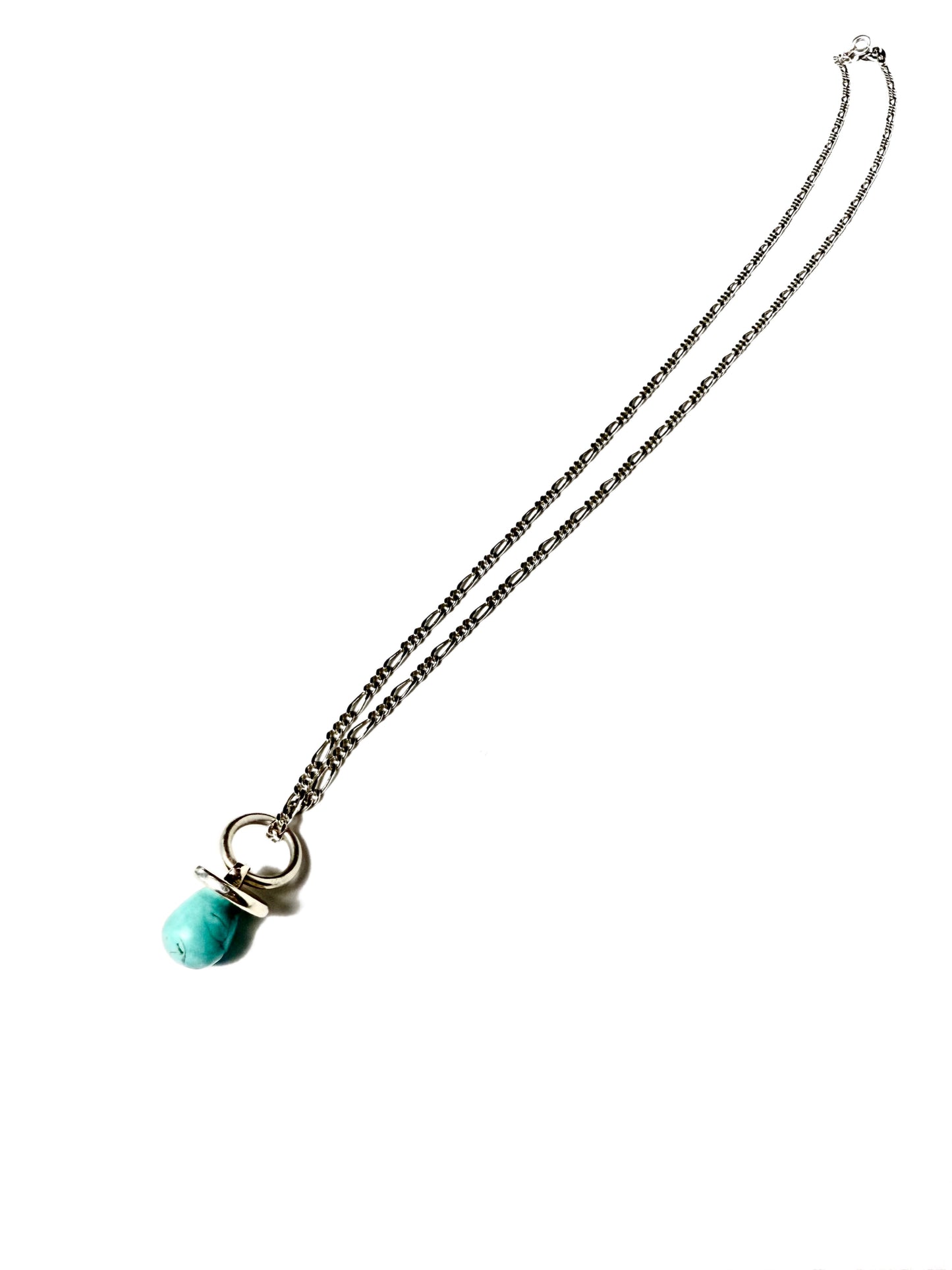 PACIFIER NECKLACE ON FIGARO CHAIN